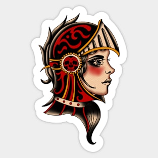 Female Knight Sticker